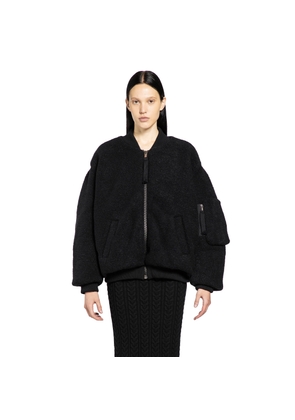 Bouclé Knit Bomber Jacket