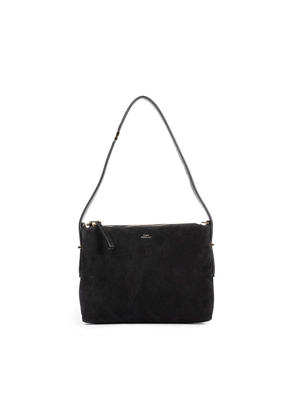 Bevel Suede Wrislet Shoulder Bag