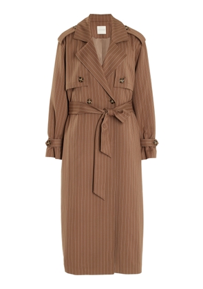 Favorite Daughter Exclusive Charles Pinstripe Trench Coat - Moda Operandi