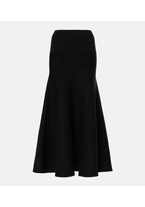 The Frankie Shop Gabrielle knitted midi skirt