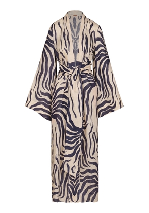 Johanna Ortiz Boa Whisper Printed Linen Cover-Up Robe - Moda Operandi