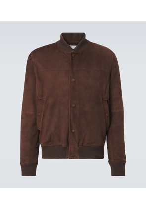 Gabriela Hearst Greg suede bomber jacket