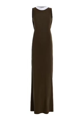 K.ngsley Kort Layered Cotton Jersey Maxi Dress - Moda Operandi