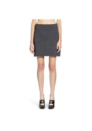 Mini Pencil Skirt in Wool