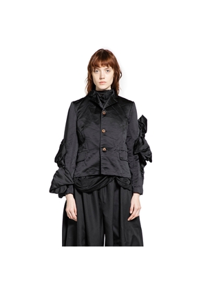 Sculptural Satin Cropped Jacket