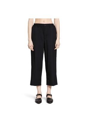 Cropped Tailored Wool Trousers