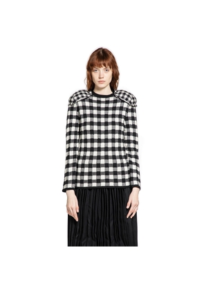 Check Wool Sweater