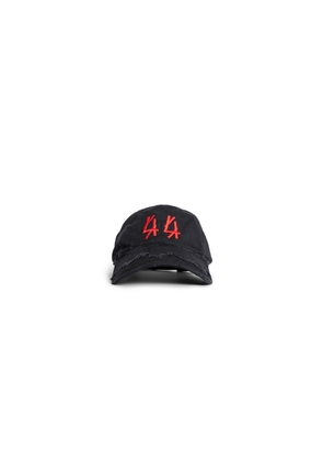 44 Distressed Cotton Gabardine Cap