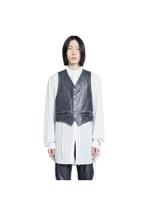 Albien Waistcoat in Distressed Leather