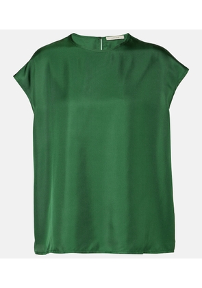 Asceno Dasha silk twill top