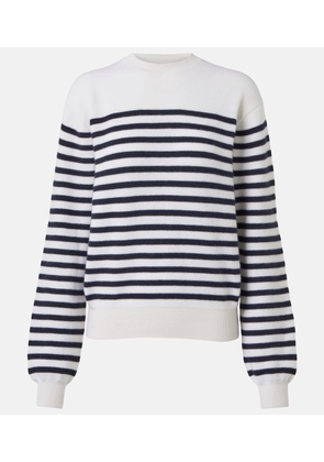 Khaite Viola striped cashmere-blend sweater