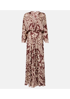 Poupette St Barth Ilona printed maxi dress