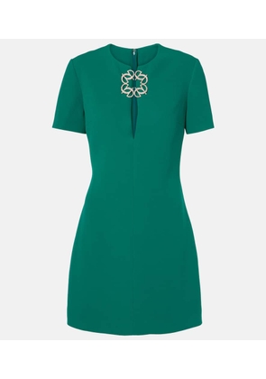 Elie Saab Embellished cady minidress