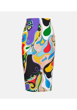 Pucci Orchidee pencil skirt