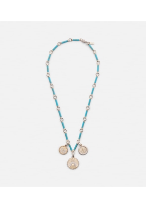 FoundRae New Beginnings 18kt gold necklace with diamonds