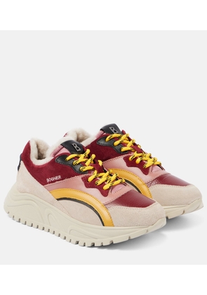 Bogner Malaga 21 shearling-lined suede sneakers
