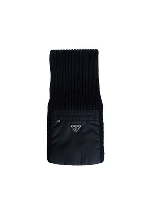 Wool Cashmere and Re-Nylon Scarf