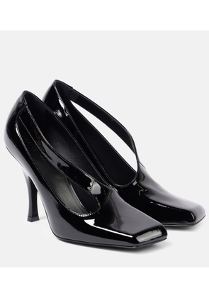 Khaite Eva 100 cutout patent leather pumps