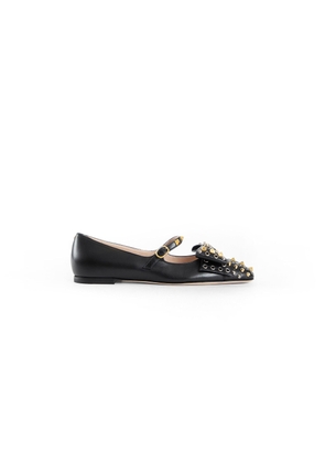 Mary-Jane Bowow Ballerinas With Studs