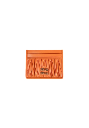 Matelassé Nappa Leather Card Holder