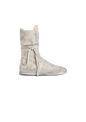 Palne High-Top Boxing Sneakers in Suede