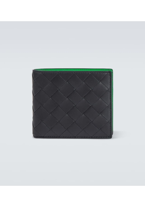Bottega Veneta Intrecciato leather bifold wallet