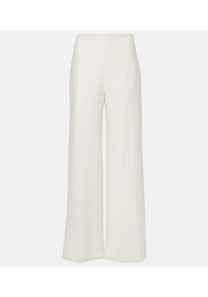 Faithfull Ilride high-rise linen wide-leg pants