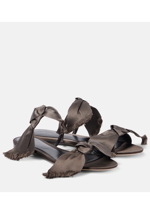 The Row Vika satin sandals
