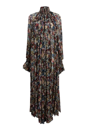 Khaite Edgar Floral Silk-Chiffon Maxi Dress - Moda Operandi