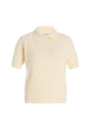 Giuliva Heritage The Siena Cotton Knit Polo Top - Moda Operandi