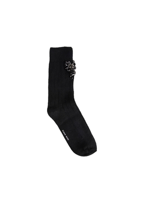 Crystal Embellished Socks