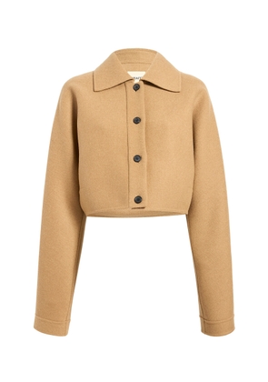 Khaite Sue Double-Faced Wool Jacket - Moda Operandi