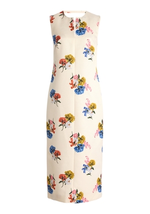 Emilia Wickstead Ludie Floral Column Midi Dress - Moda Operandi