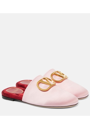 Valentino Garavani VLogo Signature satin slides