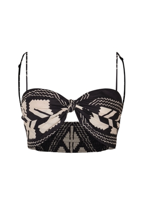 Johanna Ortiz Nudos Del Mar Printed Cotton Top - Moda Operandi