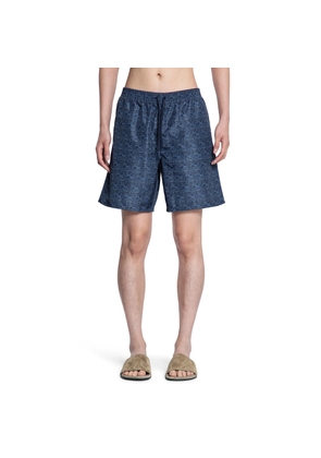 Denim-Effect FF Nylon Swim Shorts