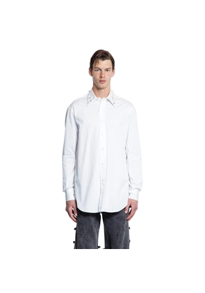 Crystal Embroidery Cotton Poplin Shirt