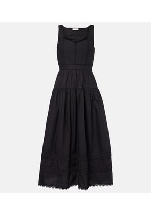Ulla Johnson Isadora cotton poplin bustier dress
