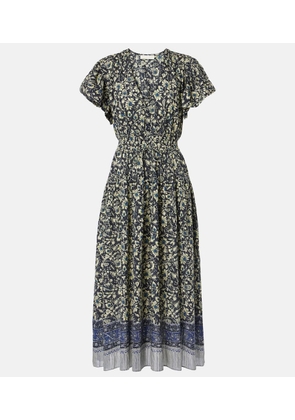 Ulla Johnson Lyria floral cotton-blend midi dress