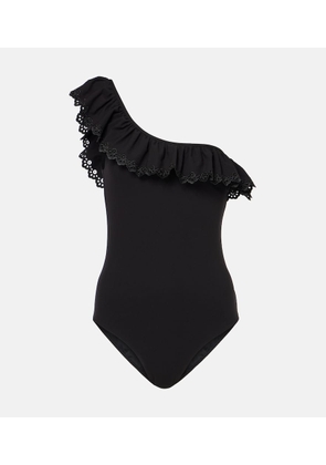 Ulla Johnson Solara Maillot ruflfed swimsuit