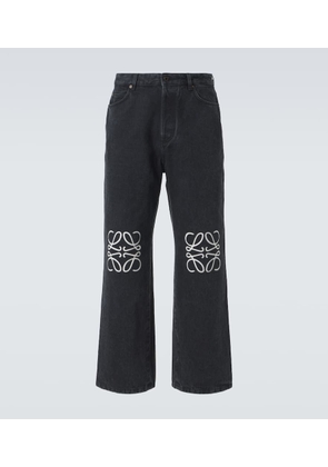Loewe Anagram wide-leg jeans