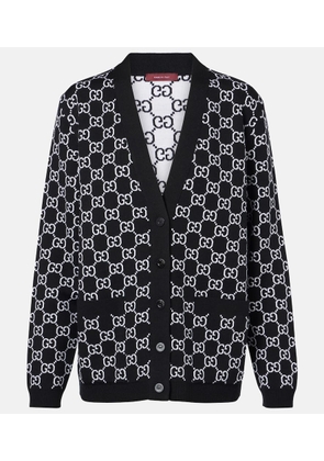 Gucci GG wool-blend jacquard cardigan