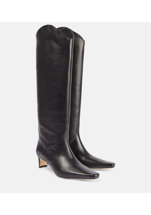 Staud Western Wally 55 leather cowboy boots