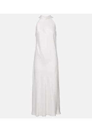Galvan Bridal Sienna satin midi dress