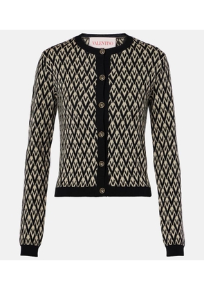 Valentino Toute La V virgin wool cardigan