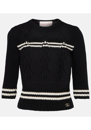 Valentino Striped wool sweater