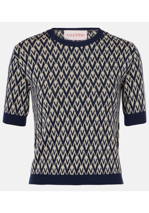 Valentino Toute La V virgin wool sweater