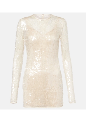David Koma Sequined minidress