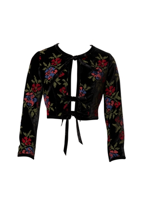 Lena Hoschek Trixie Floral Cropped Jacket - Moda Operandi