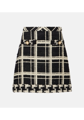 Valentino Mossi wool-blend tweed miniskirt